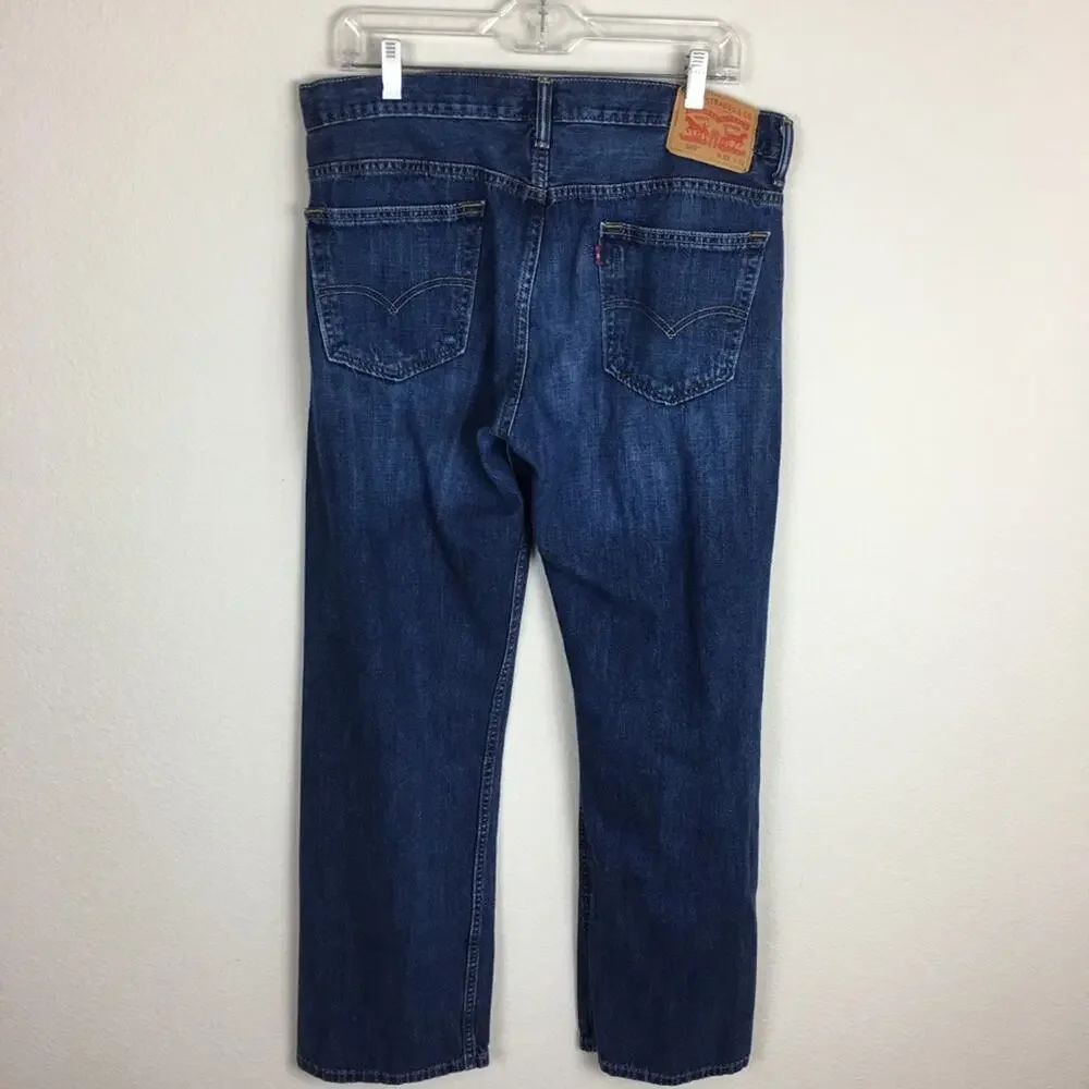 Levi's 569 Loose Straight Medium Dark Jeans 33